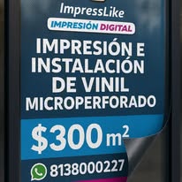 Vinil microperforado